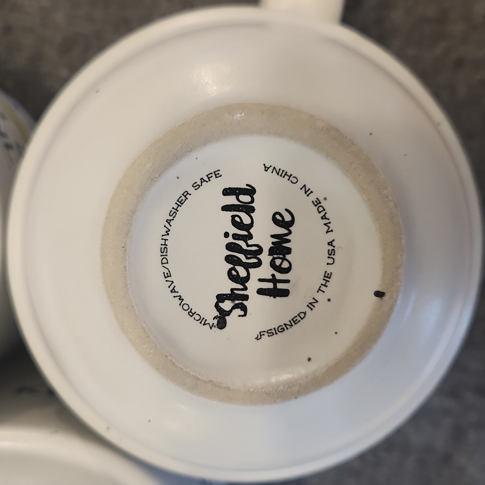 Set of 3 Sheffield Home Rise & Shine Ceramic Cups Mugs - Picture 7 of 17